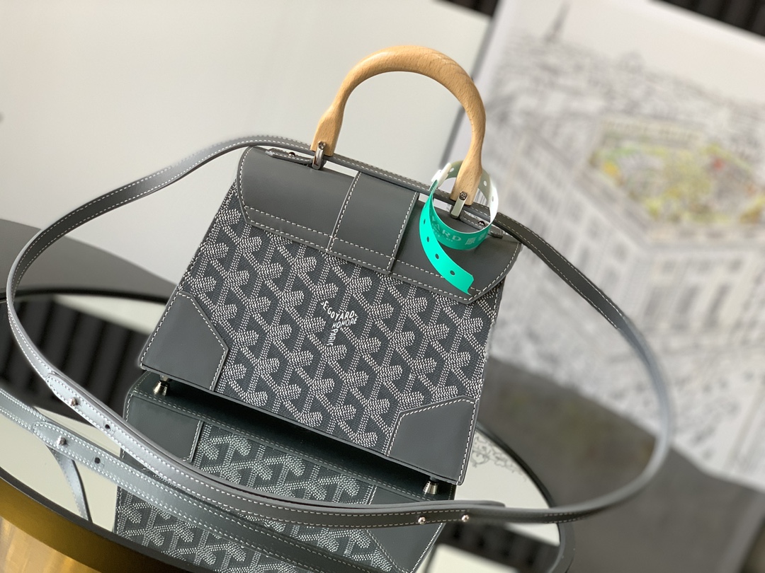 GOYARD Goyardine Structure Mini Saigon Grey 1377068