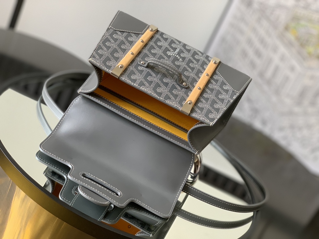 GOYARD Goyardine Structure Mini Saigon Grey 1377068