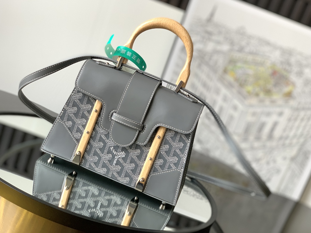 GOYARD Goyardine Structure Mini Saigon Grey 1377068