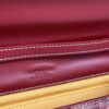 GOYARD Goyardine Monte Carlo Bois Clutch With Strap Red