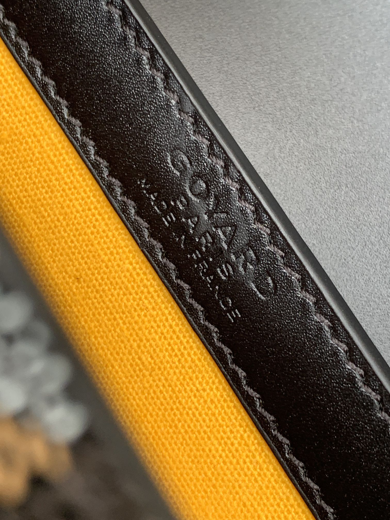 Goyard Black Goyardine Coated Canvas and Leather PM Saigon
