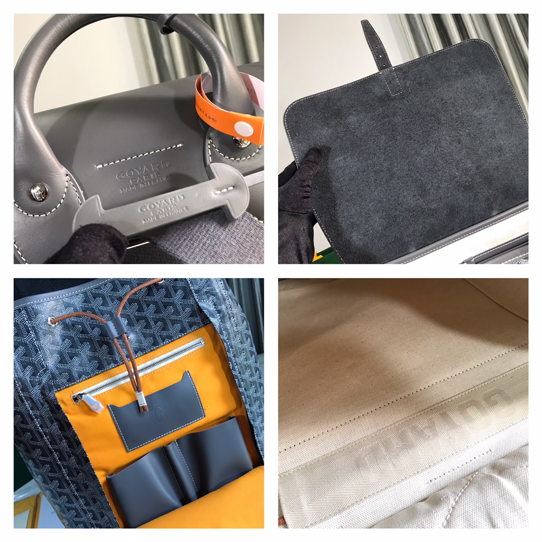 Goyard Goyardine Alpin Backpack - Grey Backpacks