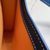 GOYARD Goyardine Monte Carlo Bois Clutch With Strap Sky Blue