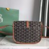 GOYARD Goyardine Belvedere II PM Messenger Bag Black Gold