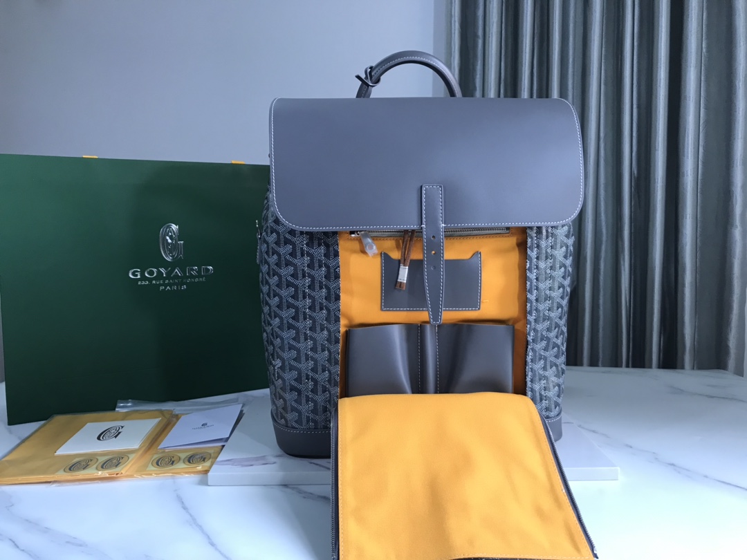 Goyard Goyardine Alpin Backpack - Grey Backpacks