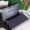 GOYARD Goyardine Monte Carlo Bois Clutch With Strap Black