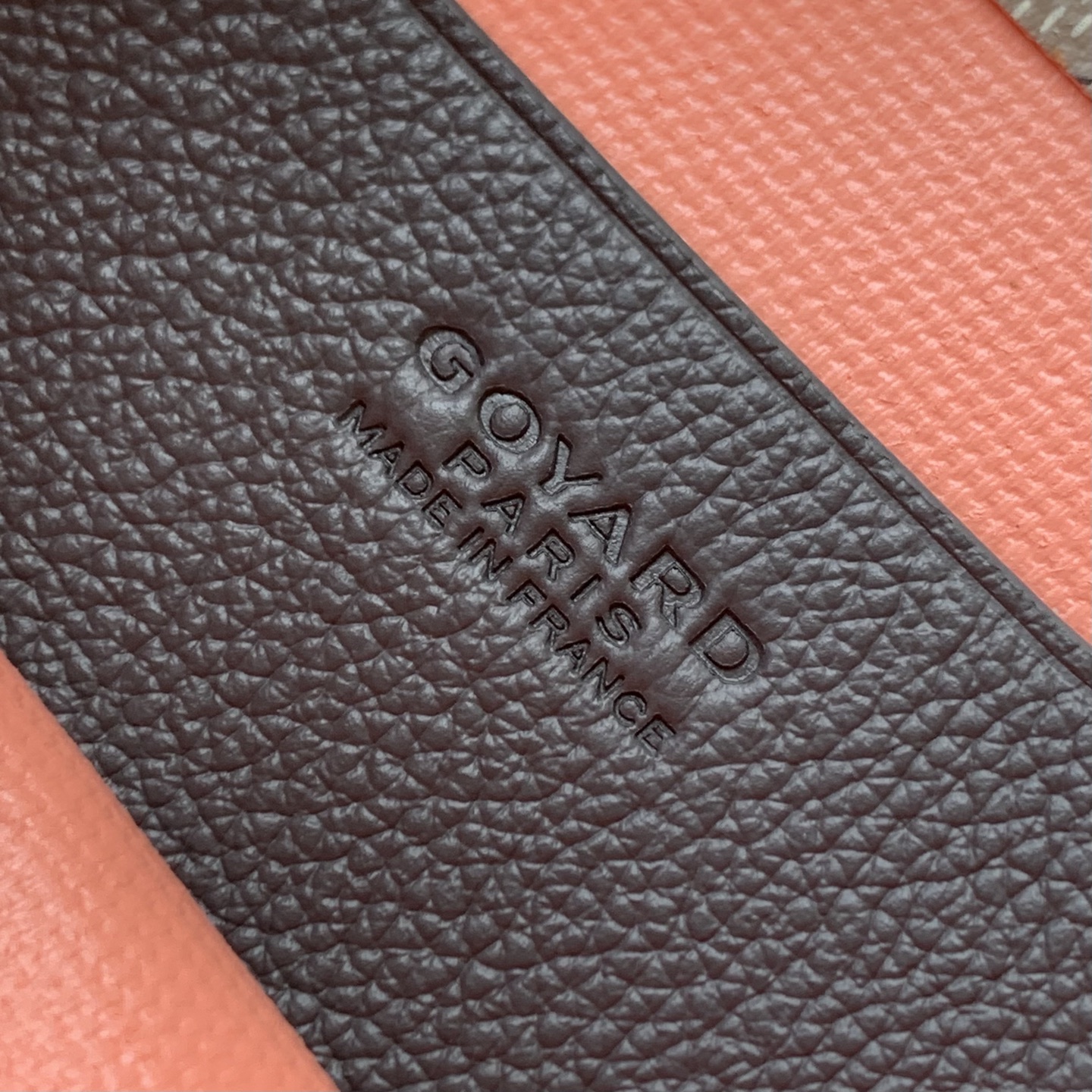 Goyard Plumet Pocket Wallet Black and Brown pink Goyardine ...