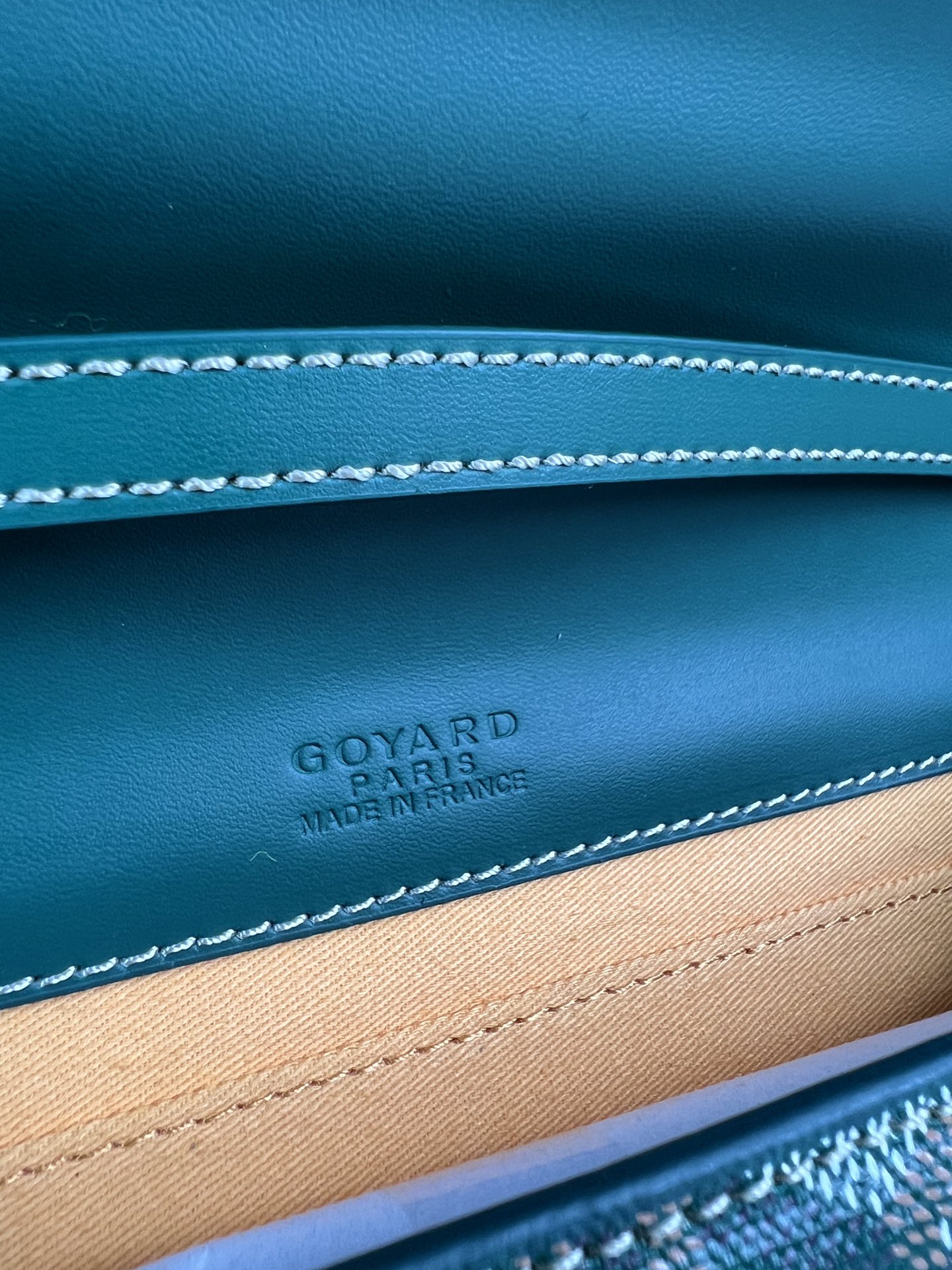 GOYARD Goyardine Monte Carlo Bois Clutch Green 1471954 | FASHIONPHILE