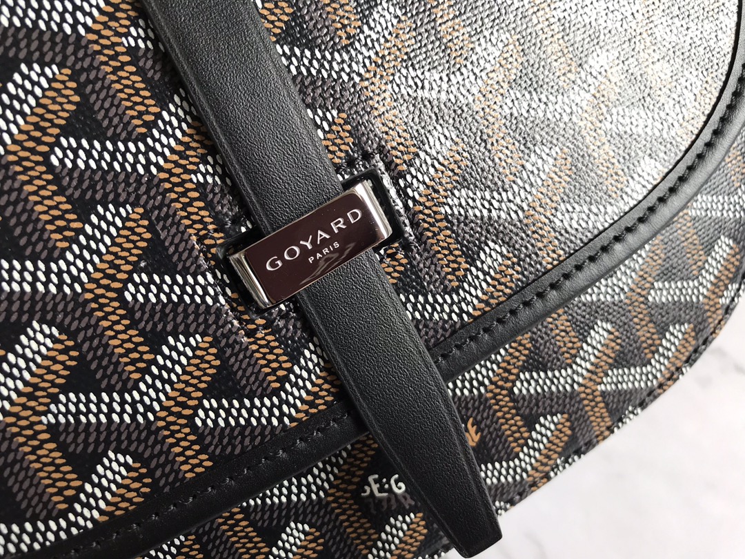 Goyard Belvedere PM Black Bag Women's Crossbody Bag Black