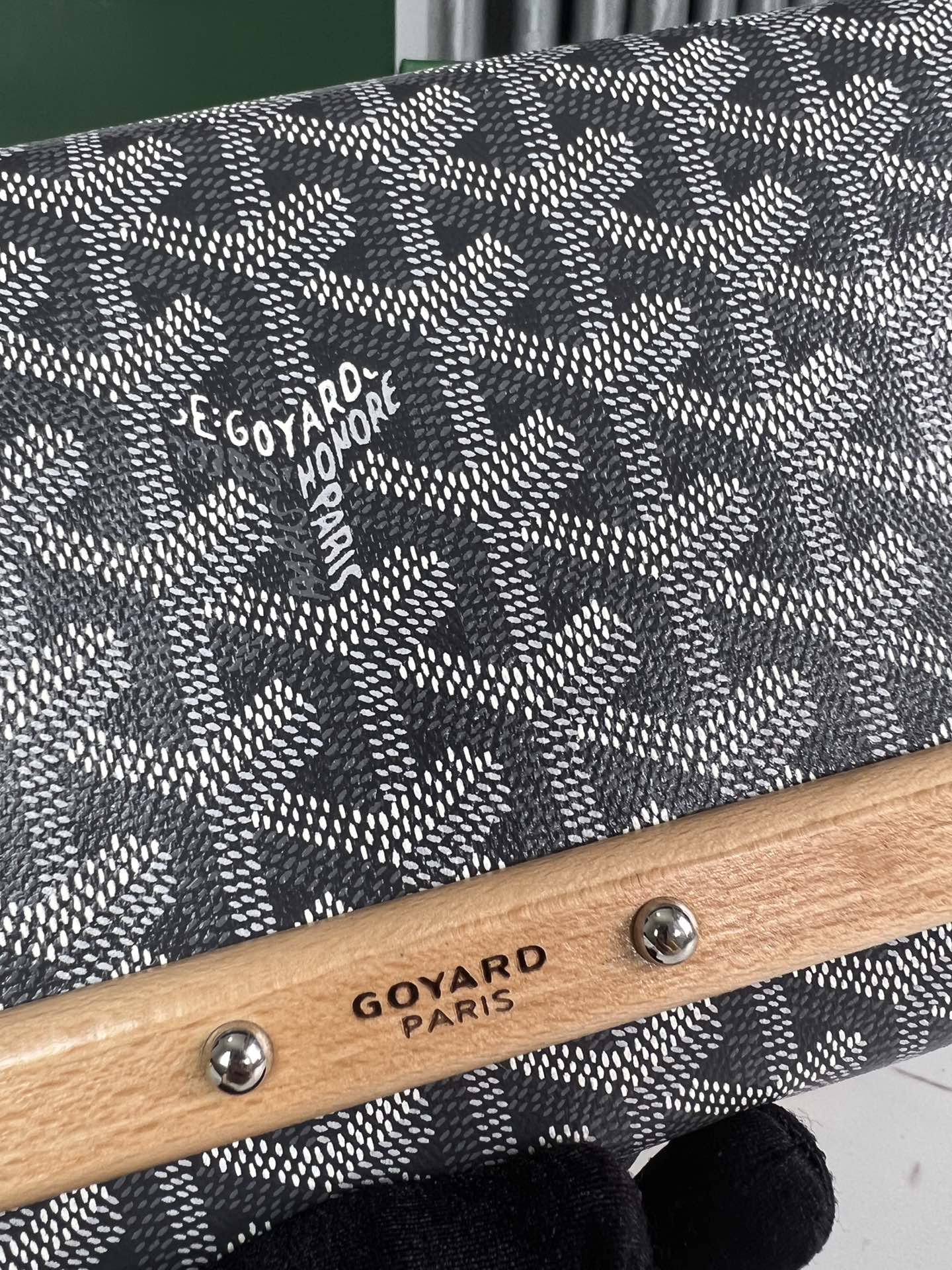 Goyard Goyardine Monte Carlo Bois Clutch - Grey Clutches, Handbags - GOY37593