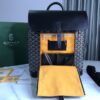 Goyard Alpin Backpack Medium Black Goyard and Leather