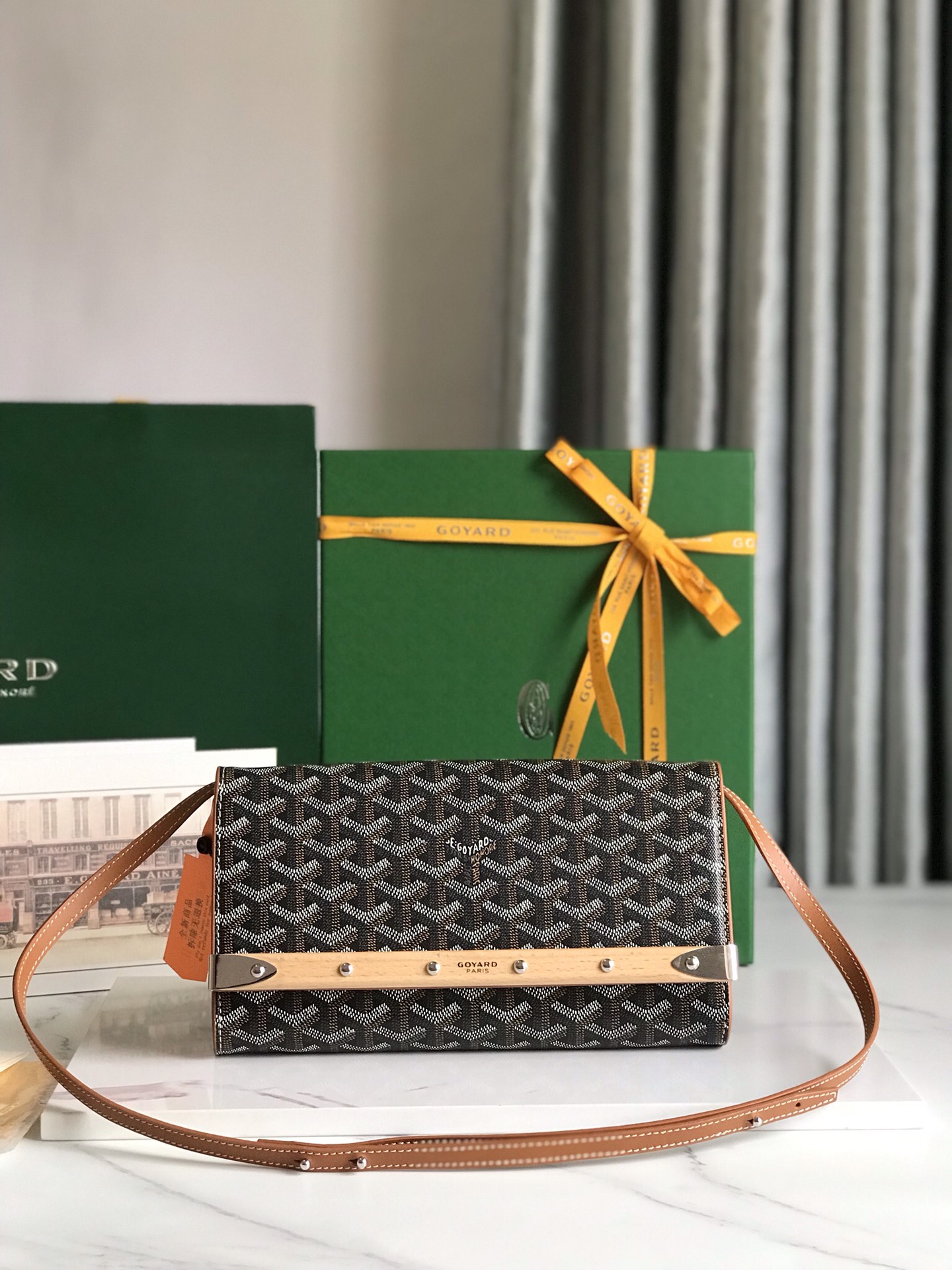 Goyard Monte Carlo Bois Clutch Monte Carlo Goyard Goyard