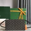 Goyard Black/Brown Goyardine Coated Canvas Monte Carlo