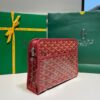 GOYARD Goyardine Jouvence Toiletry Pouch red