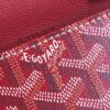 GOYARD Goyardine Calfskin Chypre Wallet Pouch Red