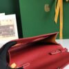 GOYARD Goyardine Calfskin Chypre Wallet Pouch Red