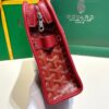 GOYARD Goyardine Jouvence Toiletry Pouch red