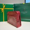 GOYARD Goyardine Jouvence Toiletry Pouch red