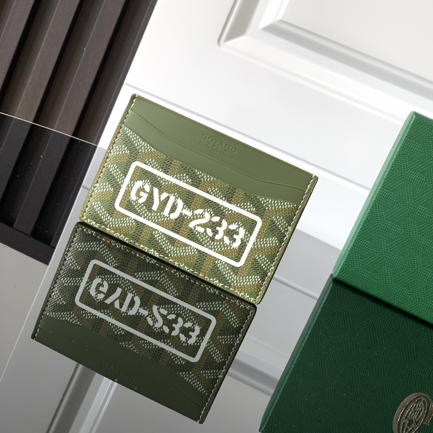 Goyard Saint Sulpice Card Holder Khaki Army Green Limited Edition