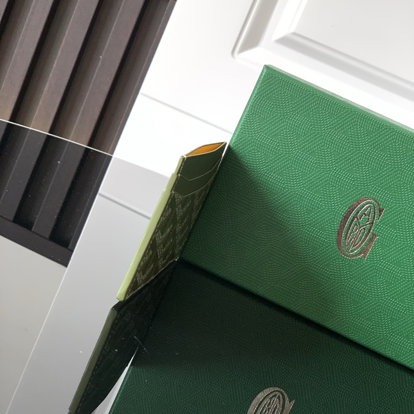 Goyard Saint Sulpice Card Holder Khaki Army Green Limited Edition
