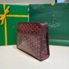 GOYARD Goyardine Jouvence Toiletry Pouch Burgundy