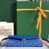 Goyard Goyardine Sky Blue Chypre Wallet-Pouch Palladium Hardware