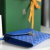 Goyard Goyardine Sky Blue Chypre Wallet-Pouch Palladium Hardware