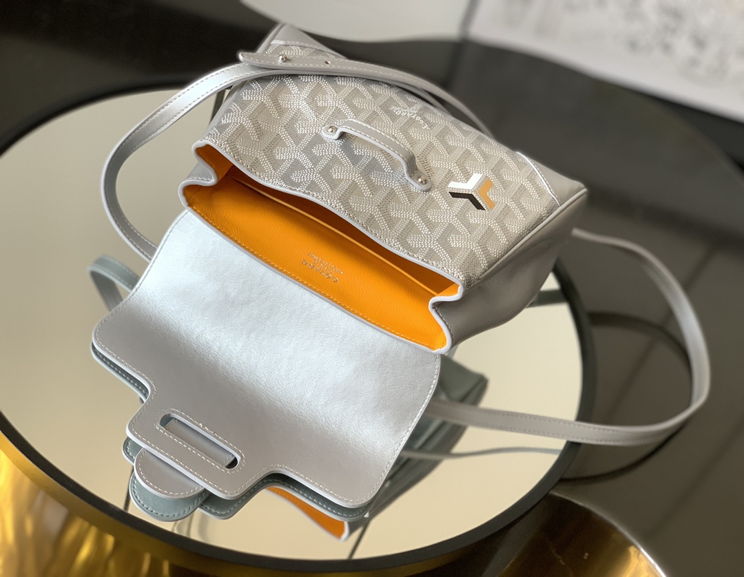 GOYARD Goyardine Mini Saigon Silver | GOYARD