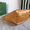 Yellow Goyard Goyardine Saint Louis GM Tote Bag Leather