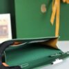 Goyard Green Goyardine Coated Canvas and Leather