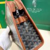 Goyard Jouvence Toiletry Bag Black&Tan