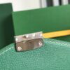 Goyard Green Goyardine Coated Canvas and Leather