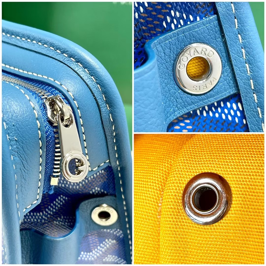 GOYARD Goyardine Jouvence Toiletry Pouch blue