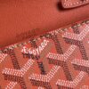 GOYARD Goyardine Calfskin Chypre Wallet Pouch orange