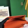 GOYARD Goyardine Calfskin Chypre Wallet Pouch orange