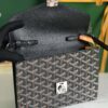 Goyard Black Goyardine Canvas Chypre Wallet Pouch Cloth