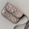 Goyard Sumo and Beige Luxury Leather Top Handle Bag -