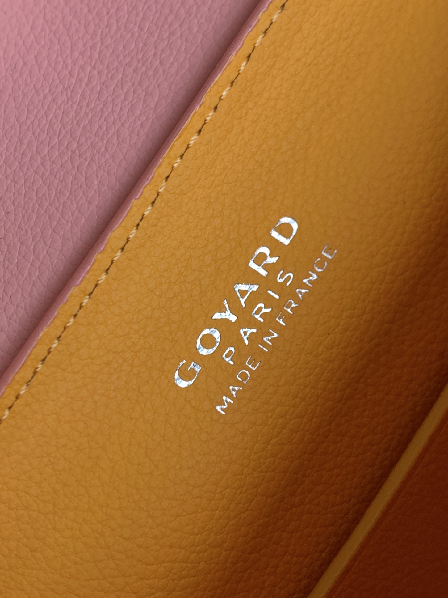 Goyard Saigon Souple Mini Bag Pink Goyardine Silver ...