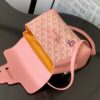 Goyard Saigon Souple Mini Bag Pink Goyardine Silver ...