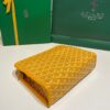 GOYARD Goyardine Jouvence Toiletry Pouch yellow