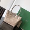 Goyard Sumo and Beige Luxury Leather Top Handle Bag -