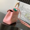 Goyard Saigon Souple Mini Bag Pink Goyardine Silver ...