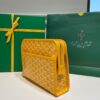GOYARD Goyardine Jouvence Toiletry Pouch yellow