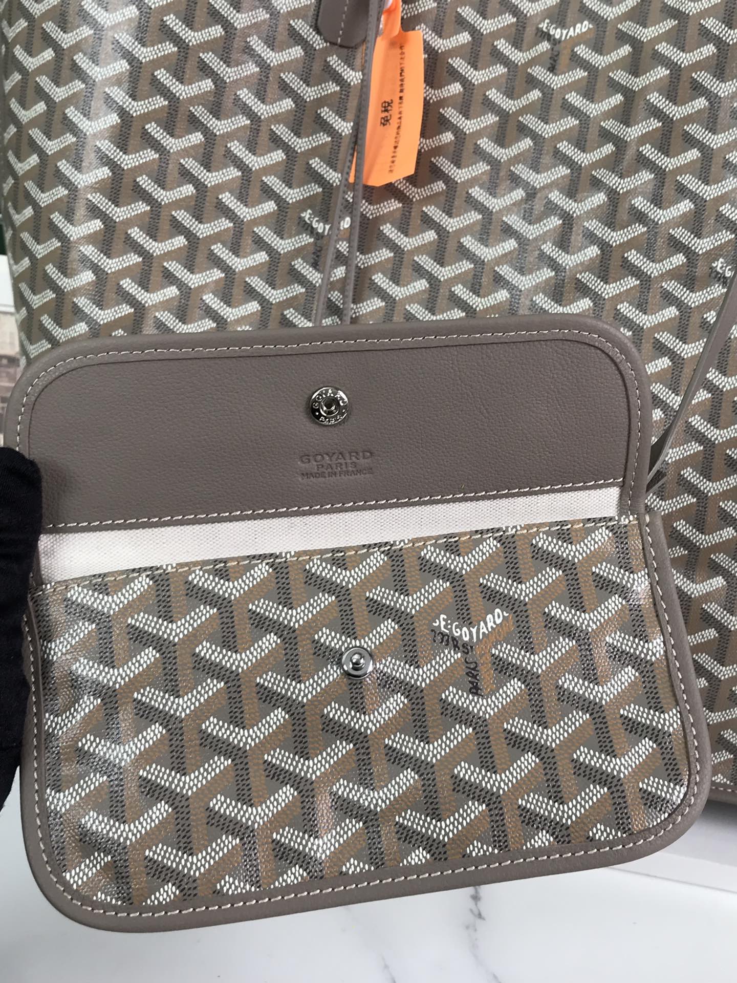 Goyard Khaki Saint Louis PM Bag Beige MATIGNON  00809