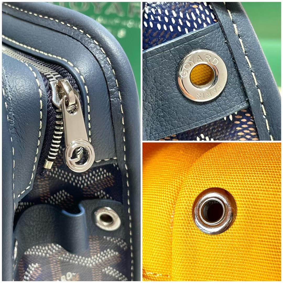 GOYARD Goyardine Jouvence Toiletry Pouch blue