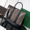 GOYARD Goyardine Calfskin Morvan Document Case black