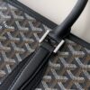 GOYARD Goyardine Calfskin Morvan Document Case black