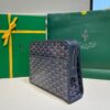 GOYARD Goyardine Jouvence Toiletry Pouch blue