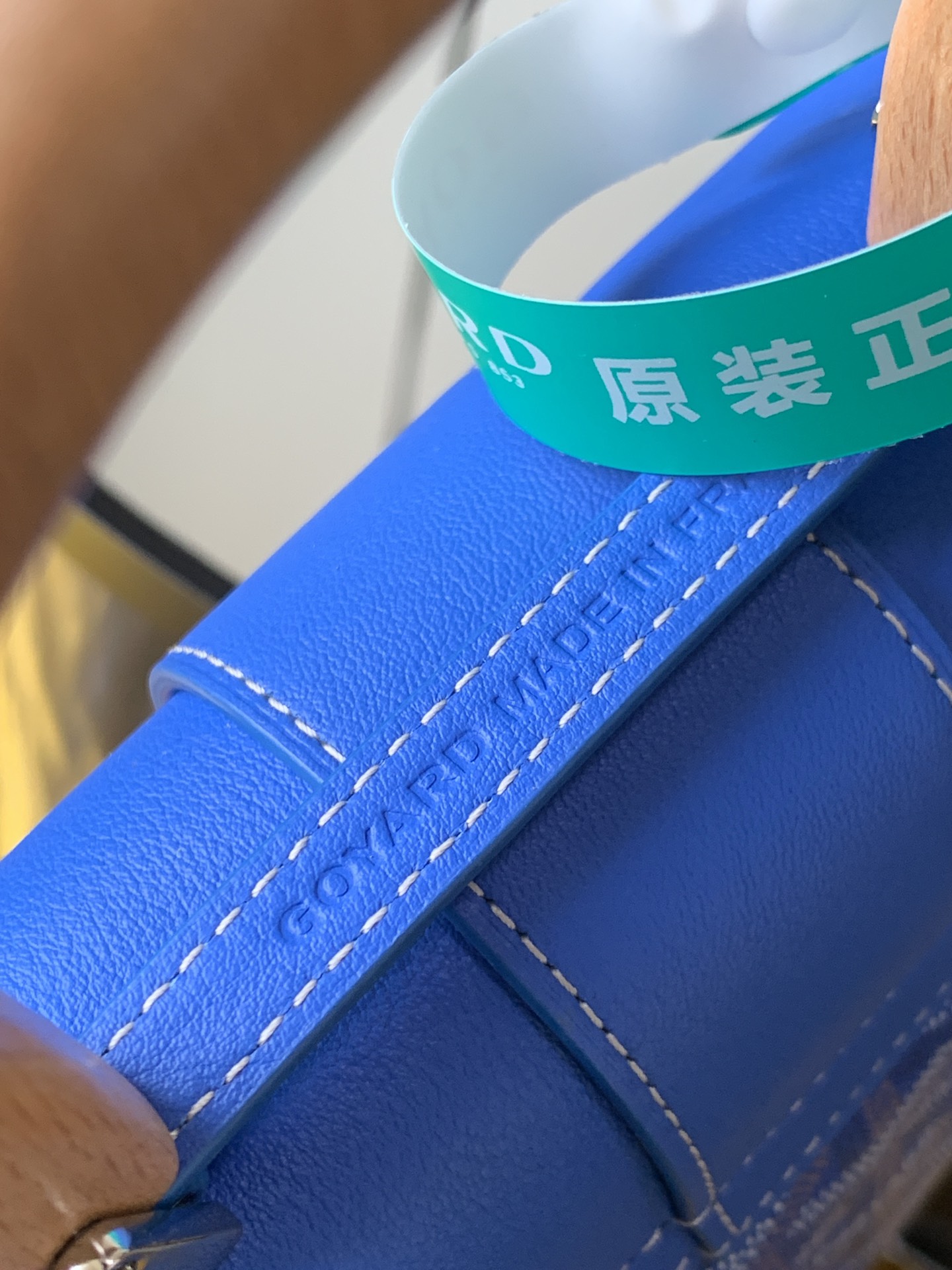 Goyard Blue Mini Goyardine Saigon Cloth Cloth ref.1091827