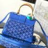 Goyard Blue Mini Goyardine Saigon Cloth Cloth ref.1091827